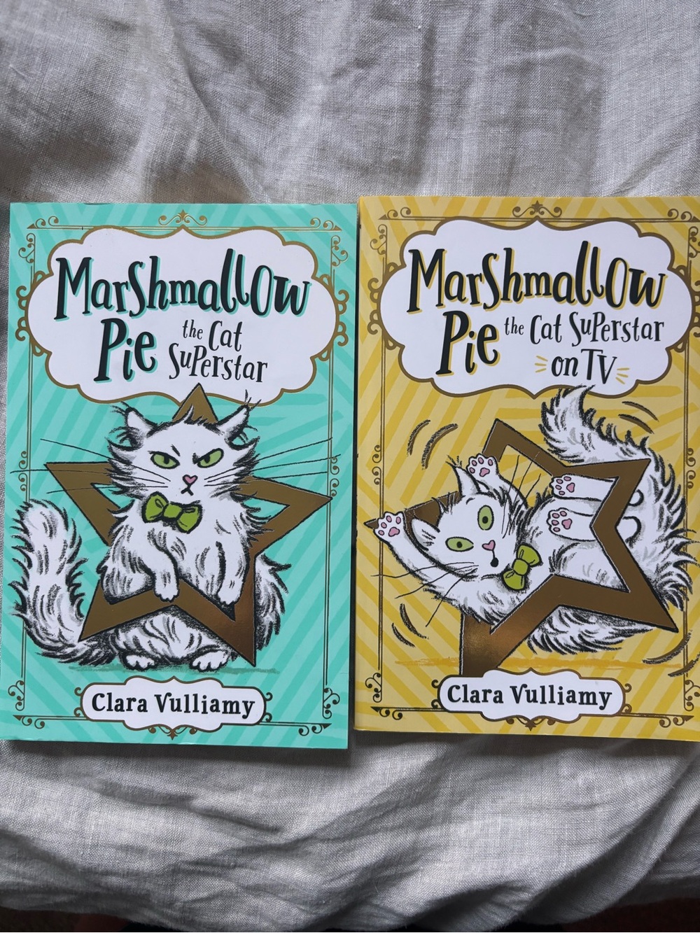 Marshmallow Pie Book Set - Clara Vulliamy - Teal & Yellow Covers